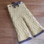 Crocheted Infant Pants - S..