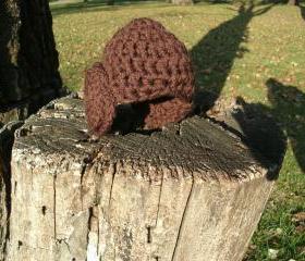 Star Wars Princess Leia Infant/Toddler Hat or American Girl-type doll hat (size 0-3 months, 3-6 months, or 6-12 months)
