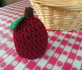 Apple Infant Hat or American Girl-type doll hat (size 0-3 months or 3-6 months)