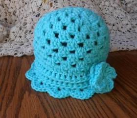 The Ruffle Shell Hat (Size Toddler, Child, or Adult)